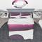 Designart 'Paint of Magenta Stone' Geometric Bedding Set - Duvet Cover & Shams